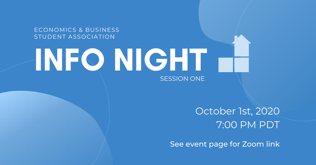 EBSA Info Night Banner