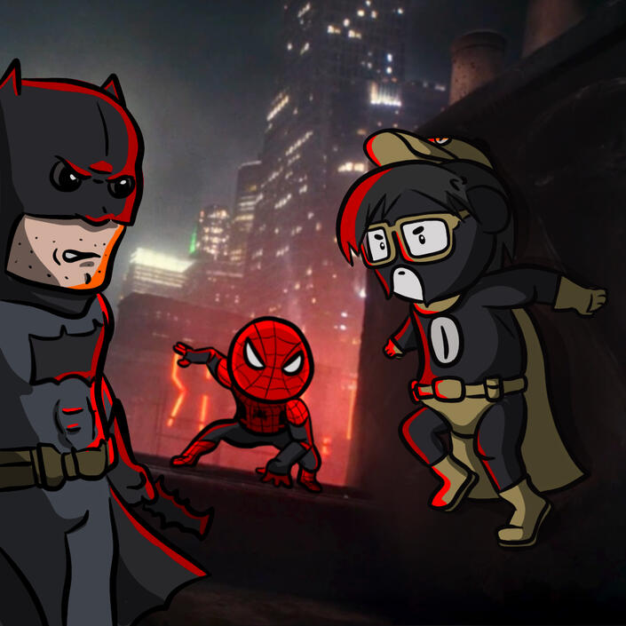 Superhero Themes Playlist Cover